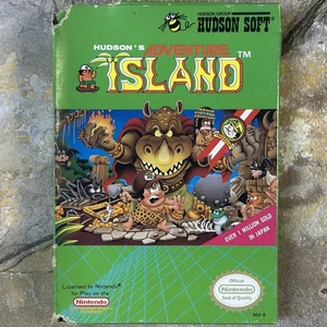 Caja Hudson's Adventure Island - Sistema de entretenimiento Nintendo NES - Imagen 1 de 8