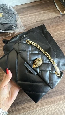 KURT GEIGER London KENSINGTON Quilted Leather Black  Shoulder Bag(US) - Image 1 of 4