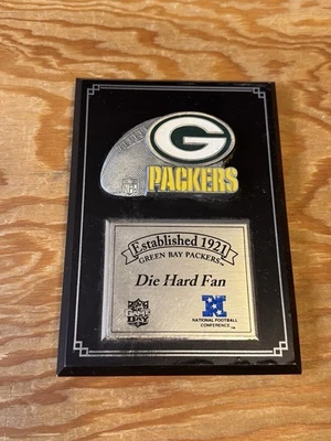 PLACA DE MADERA con ventilador duro Green Bay Packers Foto 1 de 4
