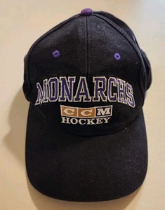 Manchester Monarchs AHL Hockey CCM schwarz Baseballmütze Kappe Strapback schwarz - Bild 1 von 6