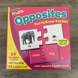 TREND ENTERPRISES, INC. Ensemble puzzle opposé, multicolore, 3 x 6 po - scellé - Photo 1/2