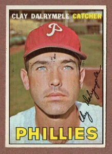 1967 Topps #53 Clay Dalrymple  Phillies  EX  w Print Anomaly  (20% *Rebates!) - Picture 1 of 2