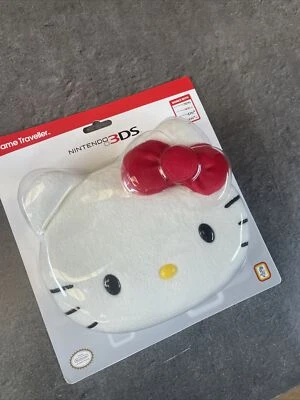 NEUF NEW pochette sac peluche hello kitty officiel nintendo 3DS DSI DS lite XL