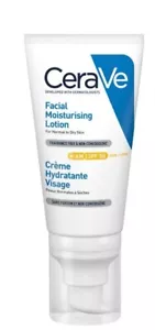 CeraVe AM Facial Moisturising Lotion with SPF50, 52ml - Picture 1 of 7