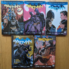 Batman: The Deluxe Edition Books 1 2 3 4 5 1-5 Lot HC Tom King Rebirth NEW OOP
