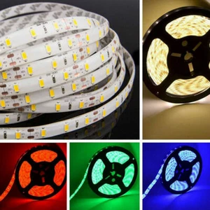 DC 12V Bright 5M 300LEDs 5630 RGB Flexible LED Strip Light IP65 Waterproof Lamp - Picture 1 of 12