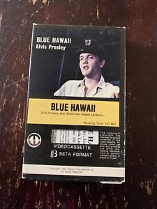 Blue Hawall Elvis Presley Beta Movie Tape Vintage Rare Box Cover