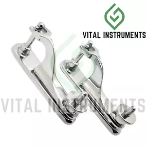 2 pz morsetti circoncisione Gomco 1,3 cm inox urologia chirurgica genito-urinaria - Foto 1 di 1
