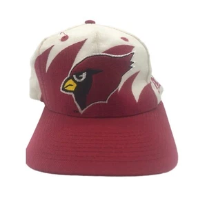 Arizona Cardinals Logo Shark Tooth Snapback Hat LA Logoathletic Pro Line Vintage - Picture 1 of 9