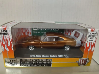 DODGE CHARGER DAYTONA 1969 HEMI DRIVERS 1:64 M2 MACHINES - Immagine 1 di 2