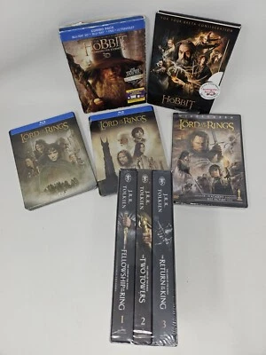 The Lord Of The Rings/The Hobbit Movie/Book LOT OF 6 (See Desc.) *Pre-Owned/New* - Image 1 of 4