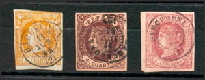 Cataluña. Filatelia.º Gebraucht 52, 58, 64. (1860ca) . Set aus Drei Briefmarken - Picture 1 of 1