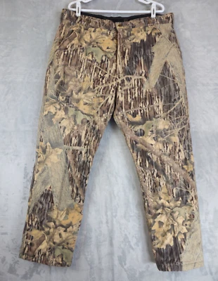 Vtg Cabelas GoreTex Camo Pants Mens 39x29.5 Insulated Hunting Realtree USA Made - Image 1 of 4