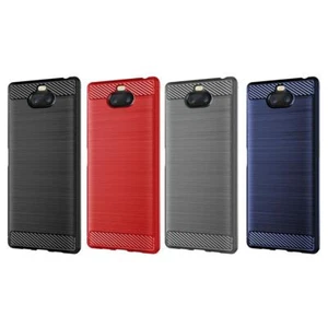 Fiber Brushed TPU Drop-Proof Phone Protective Case for Xperia 10 Plus - Bild 1 von 15
