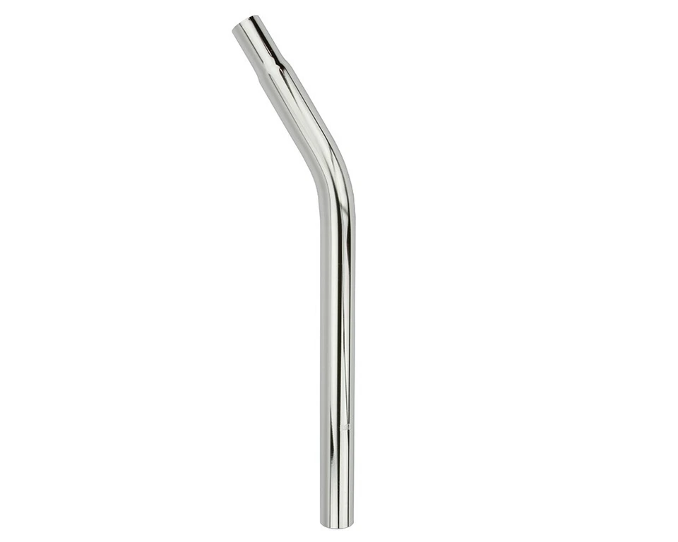 25.4MM 1" STEEL SEATPOST LAYBACK ALTALINE BMX CRUISER BICYCLE 7/8 SADDLE CHROME.