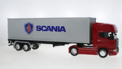 MODELLINO CAMION STATICO DIECAST WELLY SCANIA R 730 ROSSO MODELLISMO SCALA 1:32 - Immagine 1 di 4
