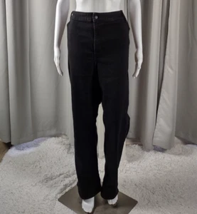 Old Navy Damen Baumwollmischung Mid Rise Kicker Boot Cut Schwarz Jeans Gr. 26 - Bild 1 von 10