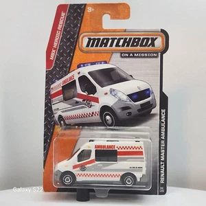Matchbox RENAULT MASTER AMBULANCIA Blanco 2014 MBX Heroic Rescue #80 G25 - Imagen 1 de 2