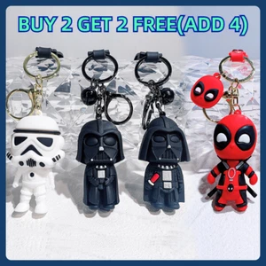 Deadpool Cartoon Anime Peripheral PVC Keychain for Fans Holiday/Birthday Gift UK - Picture 1 of 29