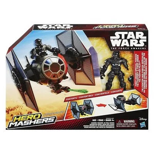 Star Wars Hero Mashers Episode VII Tie Fighter with Pilot Action Figure - Picture 1 of 8