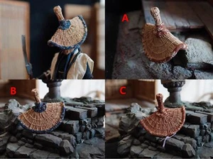 1/6th Handmade Bamboo Hat for 12'' Toyotomi Hideyoshi Japanese Samurai Ronin - Picture 1 of 7