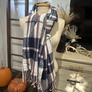 Sciarpa/sciarpa invernale donna Serra nappa plaid coperta sciarpa/scialle - Foto 1 di 5