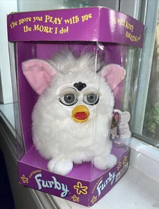 NEW SEALED FURBY 1998 original SNOWBALL Limited Edition white interactive toy - Picture 1 of 9