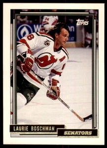 1992-93 Topps Gold #246 Laurie Boschman 4Dld5c - Picture 1 of 2