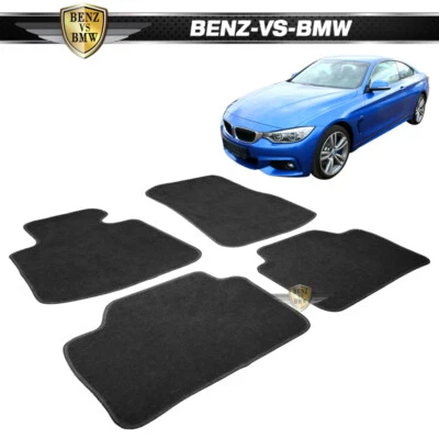 14-20 F32 4 Series 4PCS Front Floor Mat Anti-Slip Carpet Nylon FOR: (BMW) - Image 1 of 4