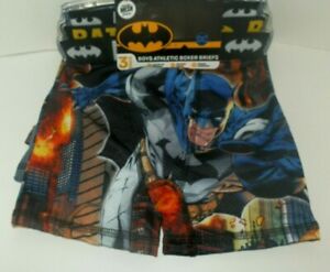 New Boys size 6 Small Batman  Athletic Boxer Briefs Mesh 3 Pack 