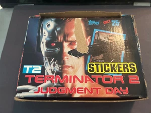 1991 TERMINATOR 2 STICKERS WAX BOX - Picture 1 of 2