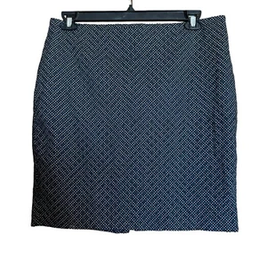 Jones New York Skirt Womens 14 Multicolor Polka Dot Eyelet Straight NEW - Picture 1 of 6