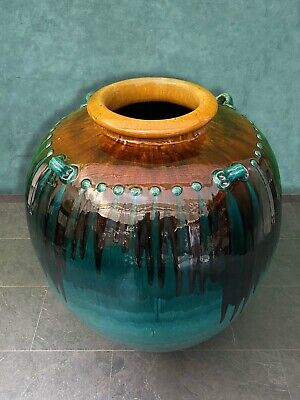 Glasierte Bodenvase Aus Burma, Große Bauch Vase Aus Ton AsienLifeStyle  • 1,780€