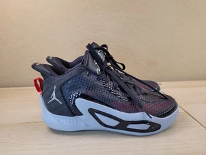 Nike Jordan Tatum 1 Old School Siren Red Black Metallic Silver FQ8133-001 Sz 4Y - Picture 1 of 9