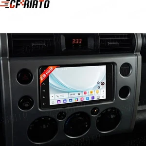 For Toyota FJ Cruiser 2007-2014 Android 15 Carplay Car Stereo Radio GPS Nav WIFI - Bild 1 von 18