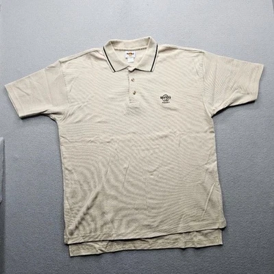 Hard Rock Cafe Men Size Extra Large Beige Polo Shirt Short Sleeve Phoenix - Image 1 of 4
