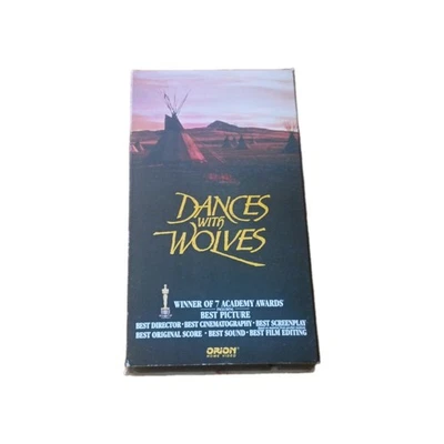 DANCES WITH WOLVES VHS Orion Home Video Kevin Costner Western - Image 1 of 3