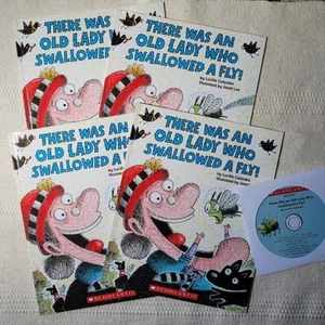 There Was an Old Lady Who Swallowed a Fly! by Lucille Colandro With Audio CD - Picture 1 of 4