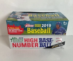 Topps Heritage High Number 2018 & 2019 Leerboxen ohne Karten - Bild 1 von 15