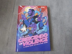 ALAN BAHR CRESCENDO OF VIOLENCE NEON  RULES RPG BOOK HB HC - Picture 1 of 1