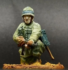 Painted Fallschirmjager Bolt Action Germany paratroopers WWII - Picture 1 of 4