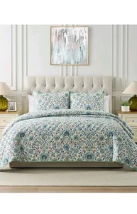 New Seventh Studio 3-Pc. Quilt Set King, Sopha Floral - Picture 1 of 5