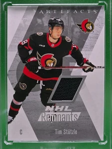 2025-26 Upper Deck Artifacts Tim Stutzle NHL Remnants Game Worn Senators - Picture 1 of 2