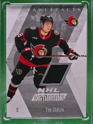 2025-26 Upper Deck Artifacts Tim Stutzle NHL Remnants Game Worn Senators - Image 1 of 2