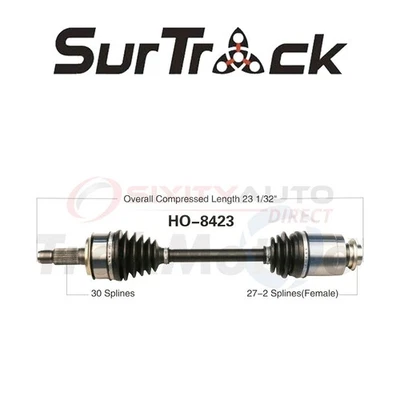 SurTrack CV Axle Shaft for 2013-2014 Honda Accord 2.4L L4 - Constant py Foto 1 de 4