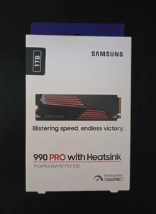 Samsung 990 PRO With HeatSink 1TB Internal SSD - Picture 1 of 2