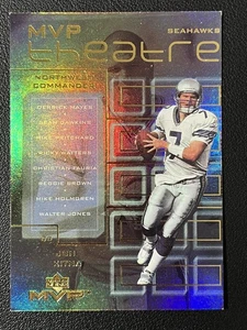 2000 Upper Deck MVP #M9 Jon Kitna Theatre Seattle Seahawks - Foto 1 di 2