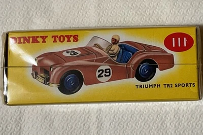 DINKY TOYS 111 TRIUMPH TR2 SPORTS - Nuovo - Immagine 1 di 4
