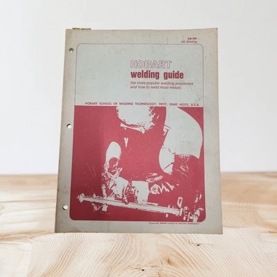 Guida alla saldatura Hobart 1969 EW-385 Scuola di saldatura - Immagine 1 di 4