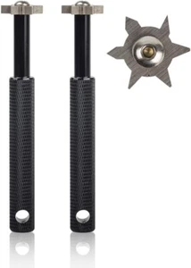 Groove Sharpener with 6 Heads - Golf Club Groove Sharpener Re-Grooving Tool and - Picture 1 of 21